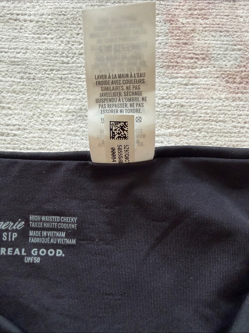 Aerie Black Cheeky Swim Bottoms Small - Picture 3 of 4